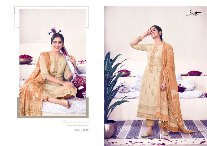 Sitaar By Jay Vijay Linen Printed Salwar Kameez Wholesale Clothing Suppliers In India